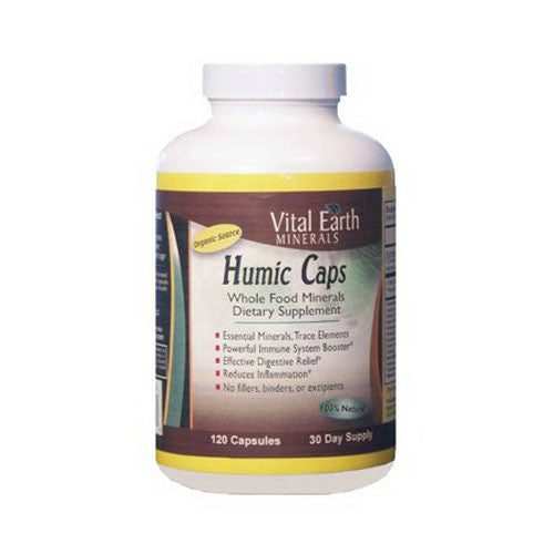 Vital Earth Minerals Humic Caps, Dietary Supplement - 120 Ea